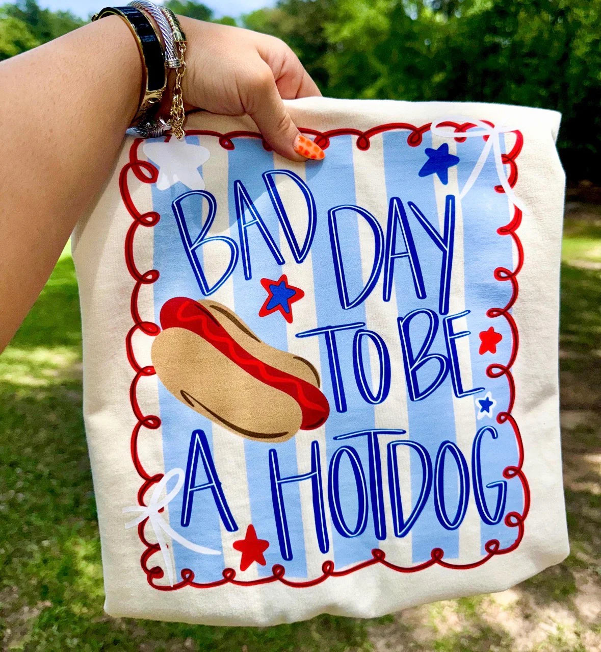 BAD DAY TO BE A HOTDOG TEE
